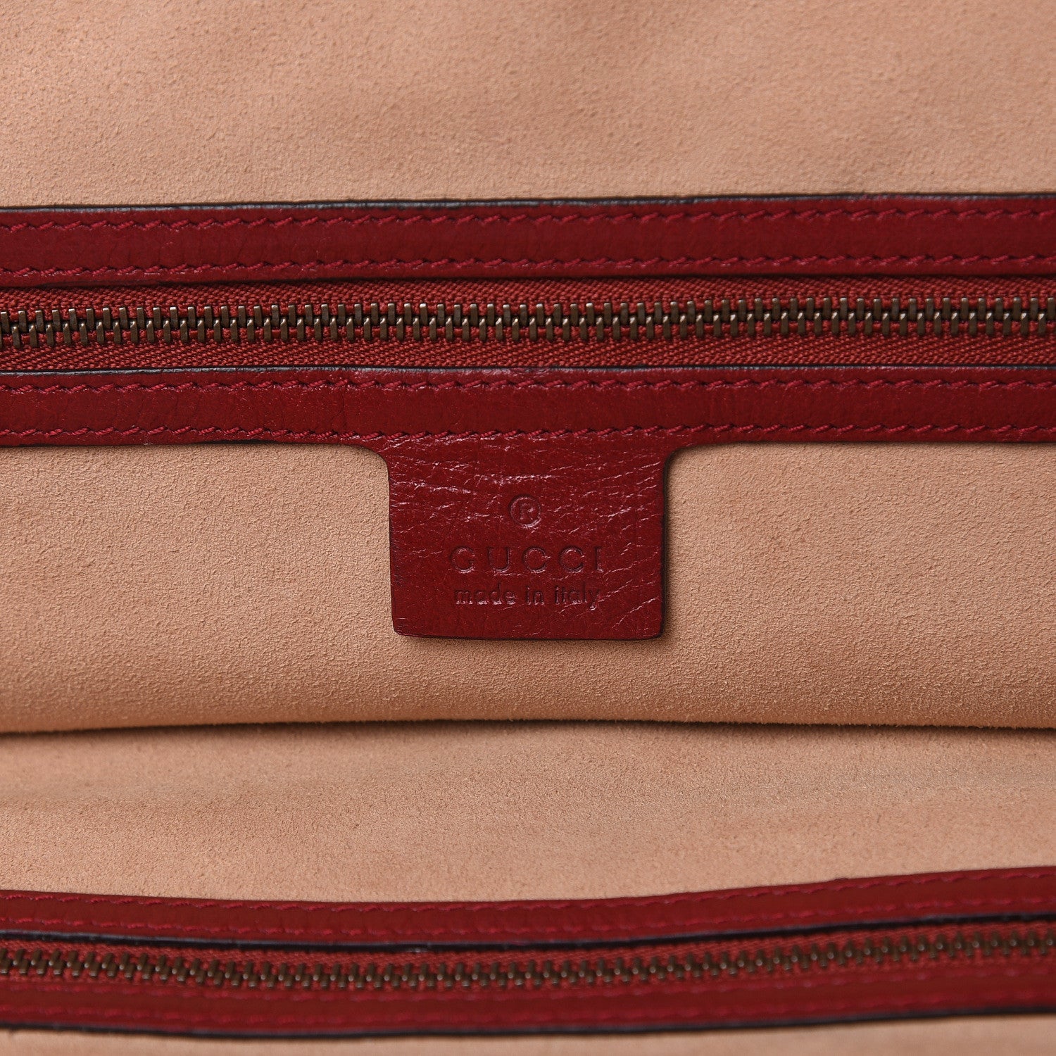 Gucci Calfskin Large Re(Belle) Top Handle Bag Red 6 of 14