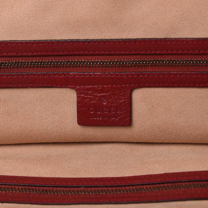 Gucci Calfskin Large Re(Belle) Top Handle Bag Red 6 of 14
