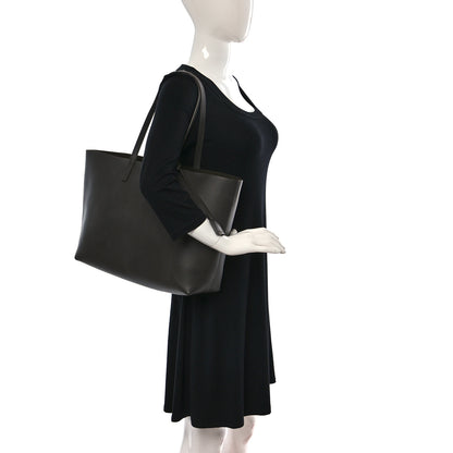 Saint Laurent Calfskin Large Shopping Tote Asphalt 2 of 17
