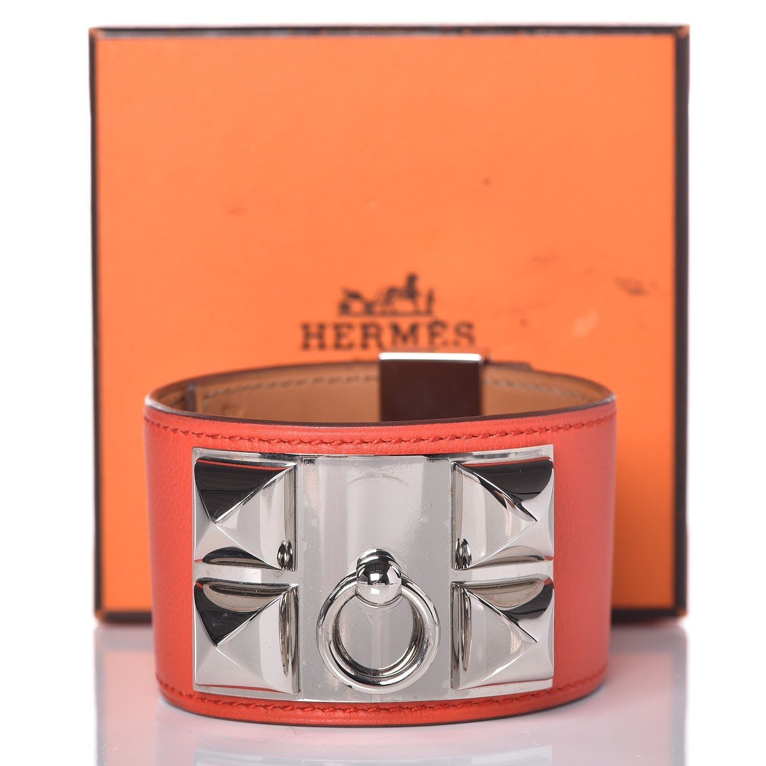 Hermes Swift Collier De Chien CDC Bracelet L Capucine 7 of 7