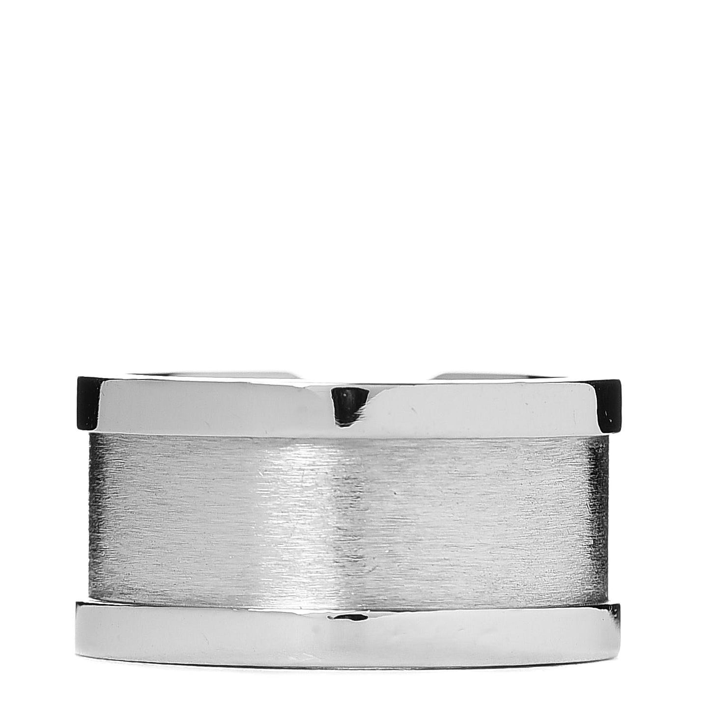 18K White Gold Diamond 10mm Logo De Ring 49 5