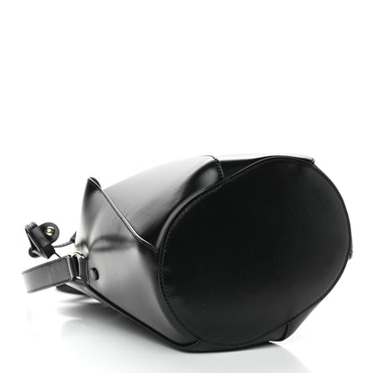 Chloe Smooth Grained Calfskin Small Tulip Bucket Bag Black 5 of 9