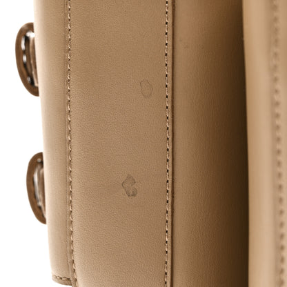 Gucci Nappa Frances GG Matelasse Platform Combat Boots 35 Natural Tan 10 of 11