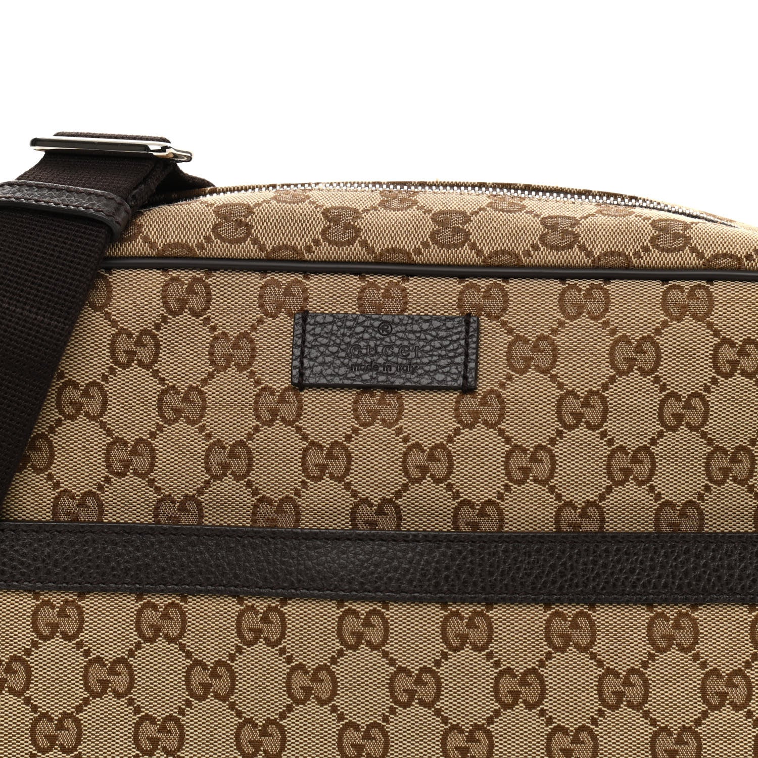 Gucci Monogram Messenger Bag Dark Brown 8 of 10