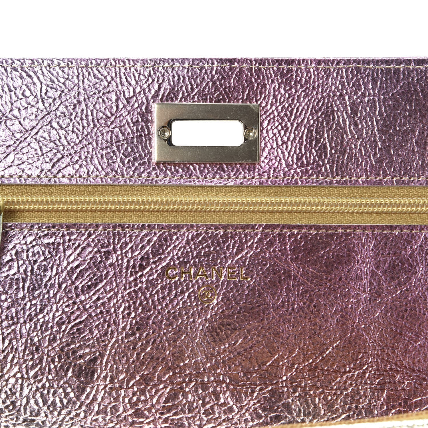 Chanel Metallic Goatskin Quilted 2.55 Reissue Wallet on Chain WOC Multicolor 7 of 11