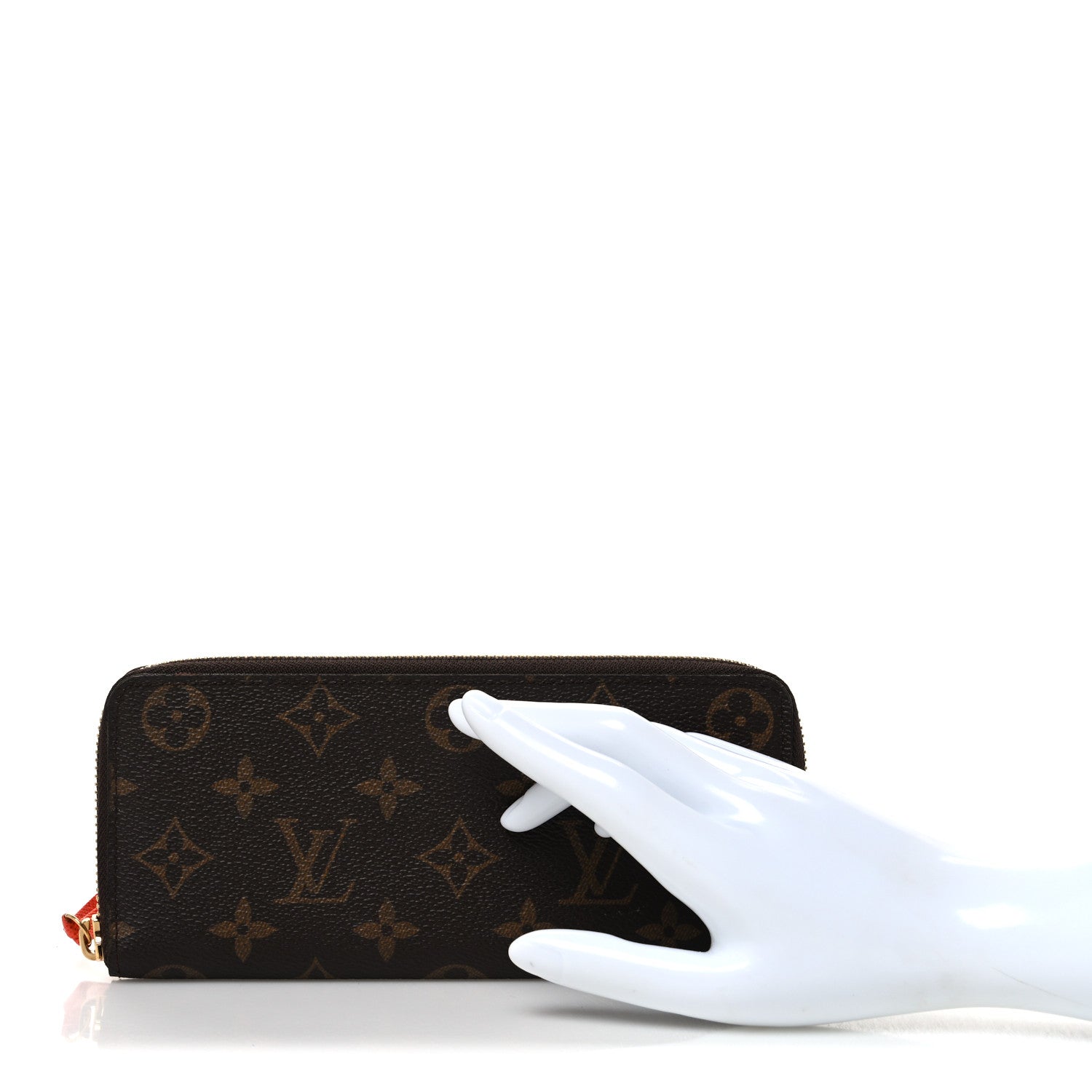 Louis Vuitton Monogram Clemence Wallet Piment 2 of 7