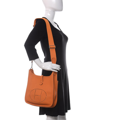 Hermes Togo Evelyne III PM Orange 2 of 9