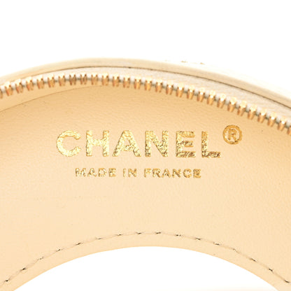 Chanel Lambskin Coco Lifesaver Round Bag Black White 6 of 11