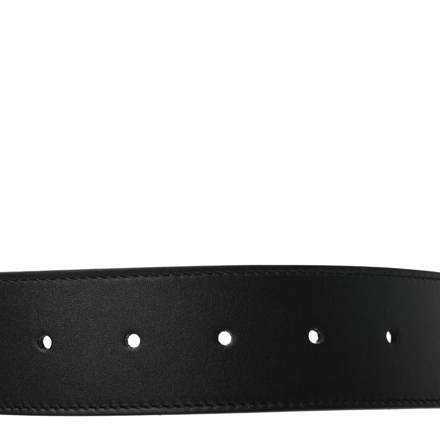 Gucci Calfskin Double G 40mm Belt 70 28 Black 3 of 4