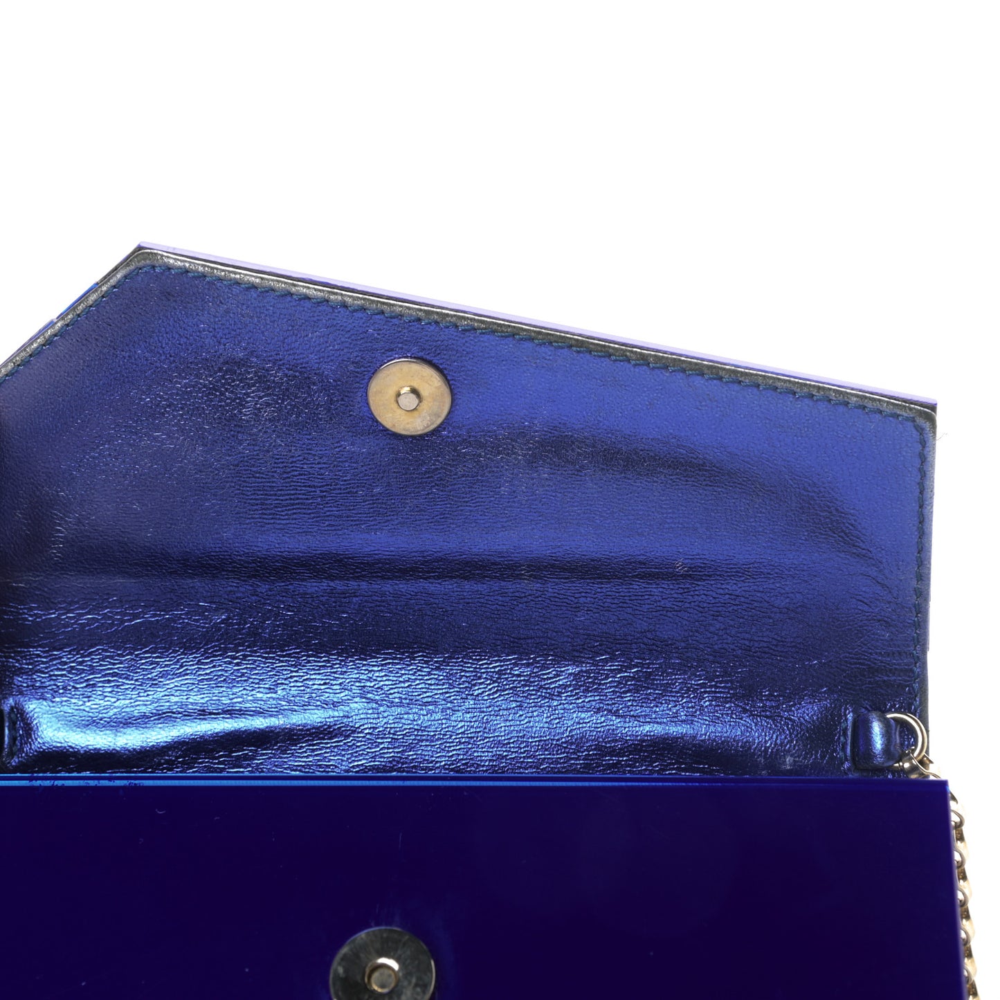 Acrylic Candy Clutch Blue