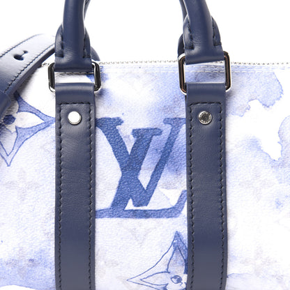 Louis Vuitton Monogram Watercolor Keepall XS Blue 10 of 10