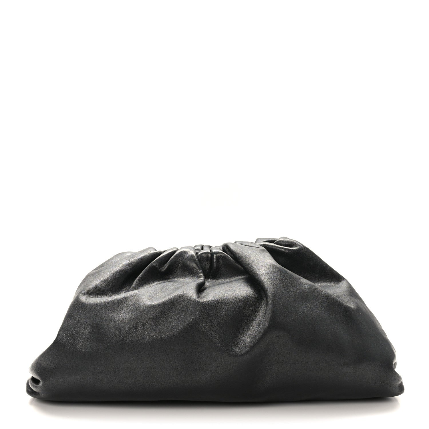 Bottega Veneta Smooth Butter Calf The Pouch Oversized Clutch Black 1 of 9