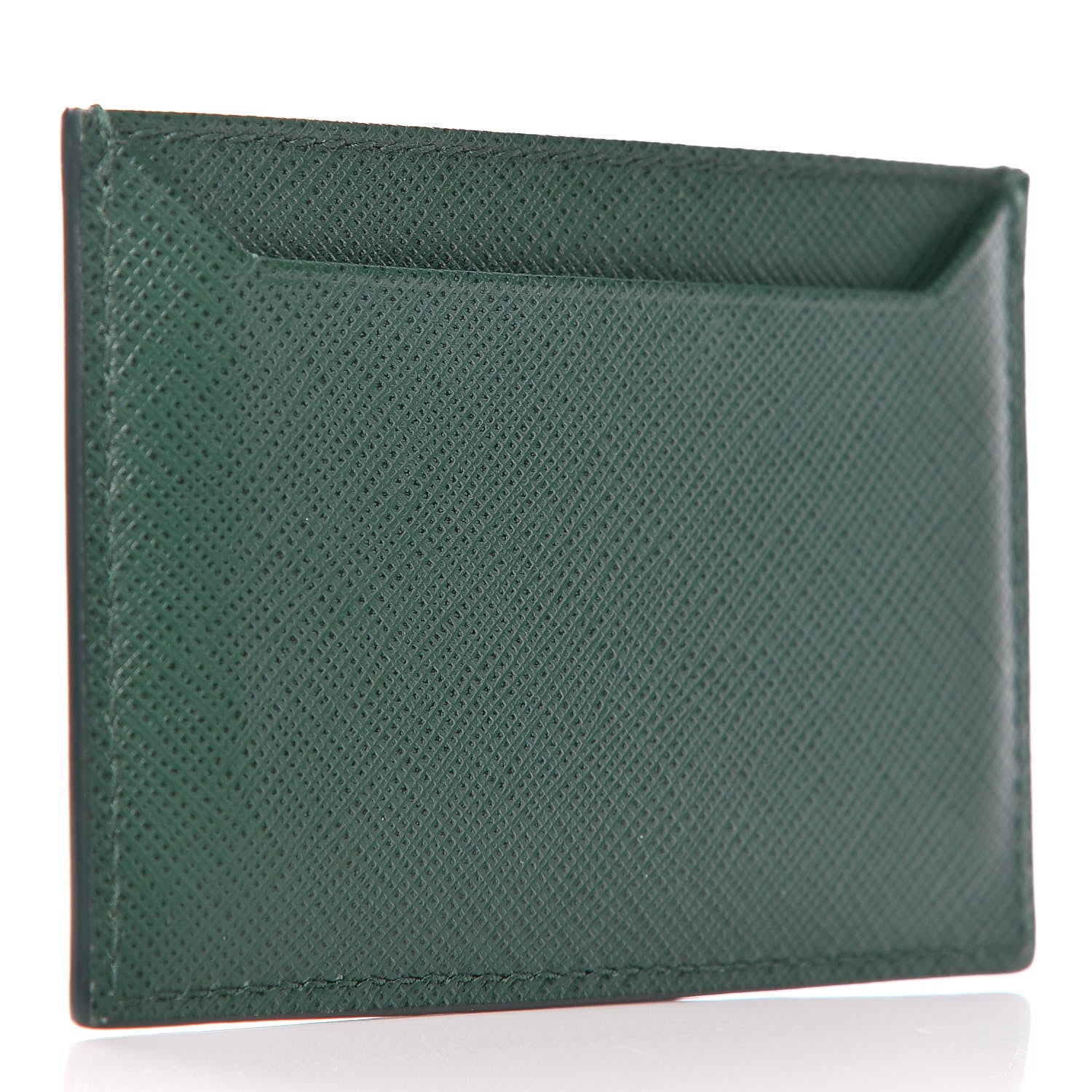 Prada Saffiano Card Case Biliardo 3 of 9