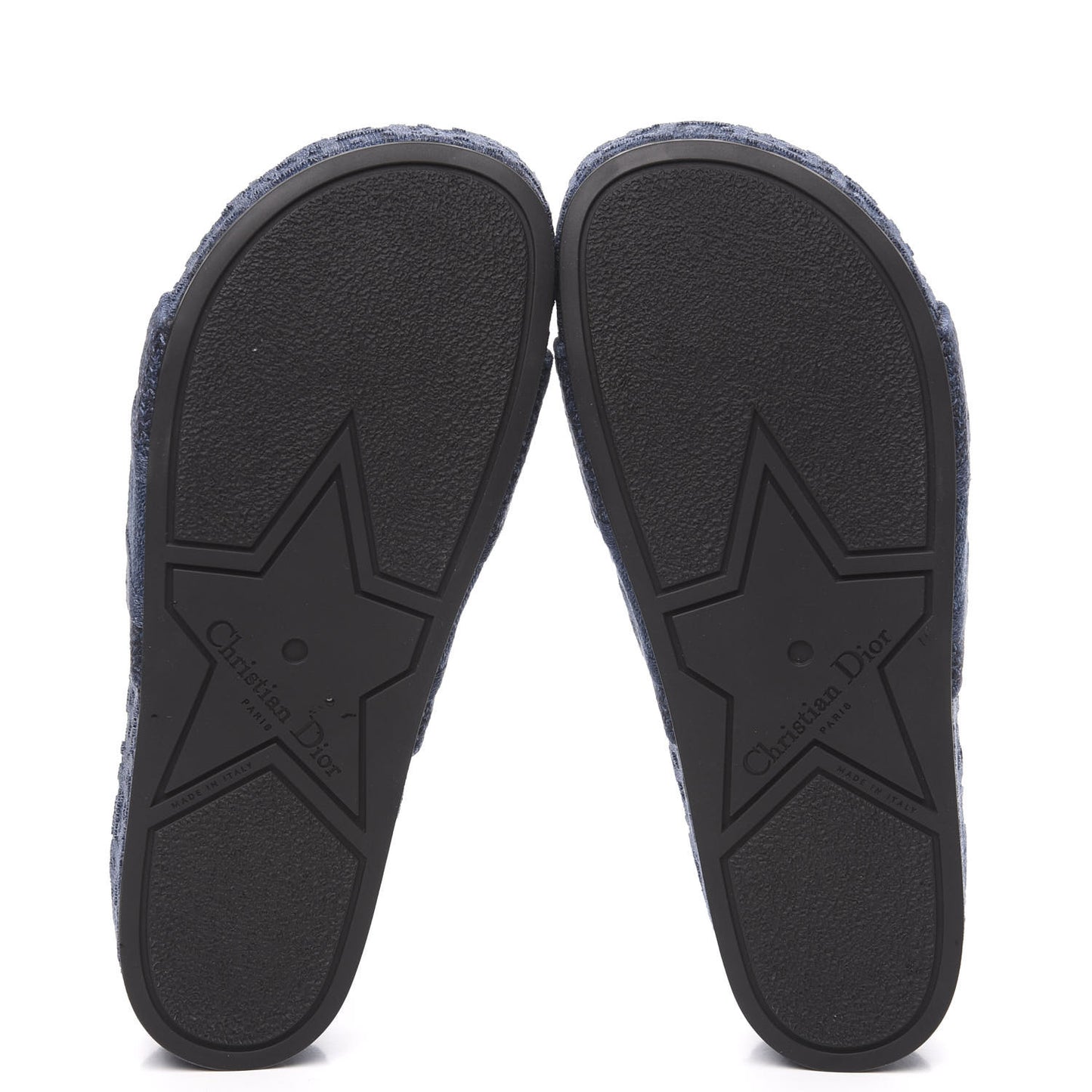 Oblique Denim D-Way Platform Sandal 38 Blue