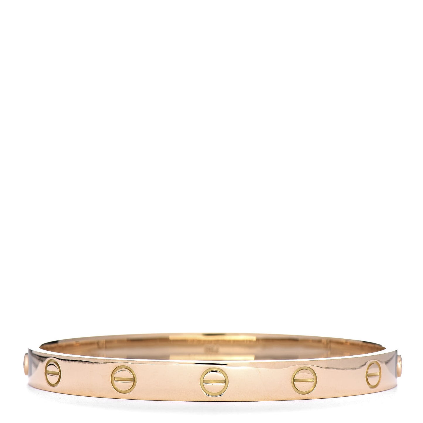 18K Yellow Gold LOVE Bracelet 17