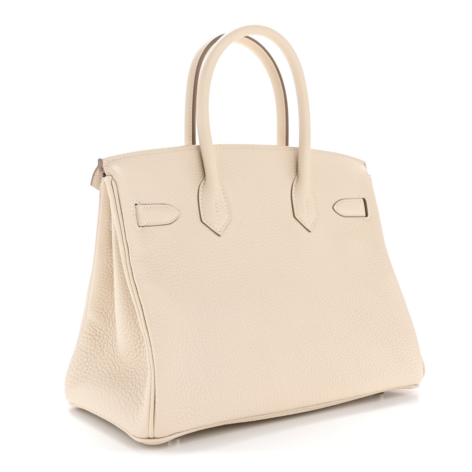 Hermes Taurillon Clemence Birkin 30 Craie 3 of 10