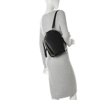 Louis Vuitton Epi Mabillon Backpack Black 2 of 7