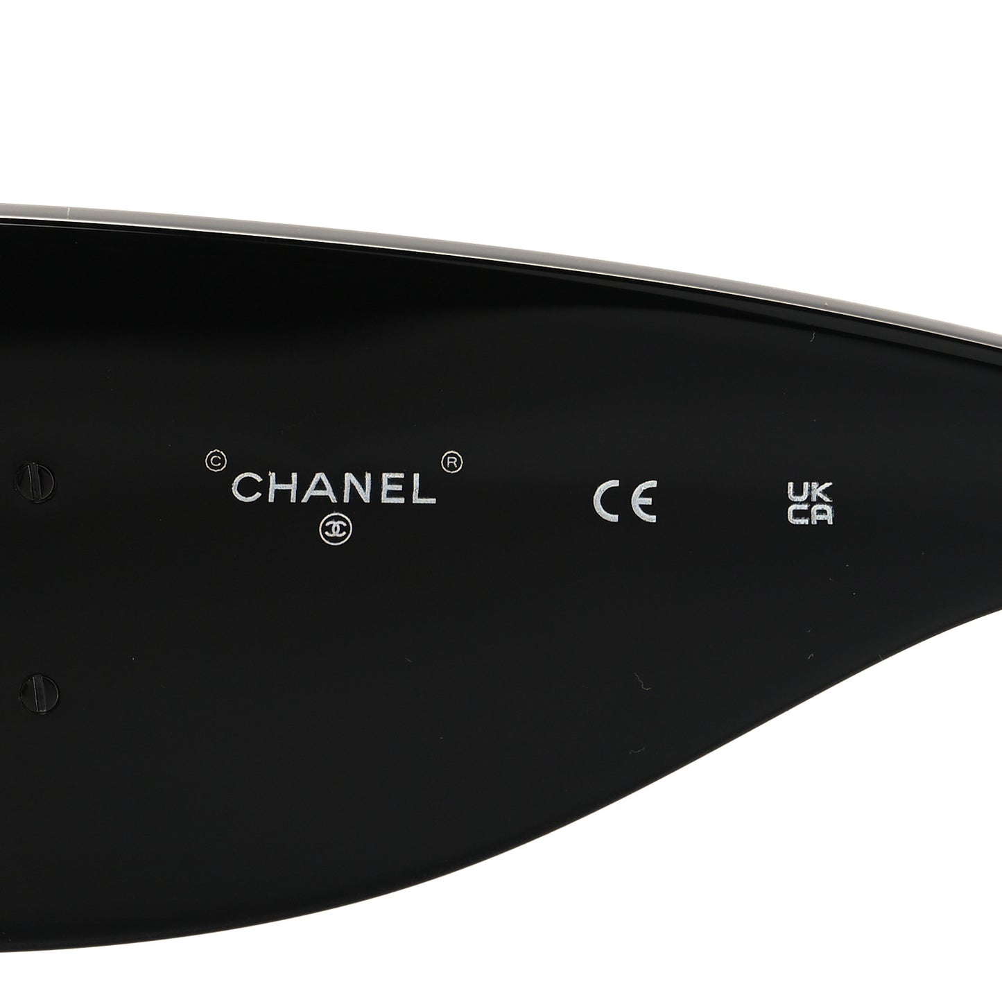 Acetate CC Logo Square Sunglasses 71628 Black White