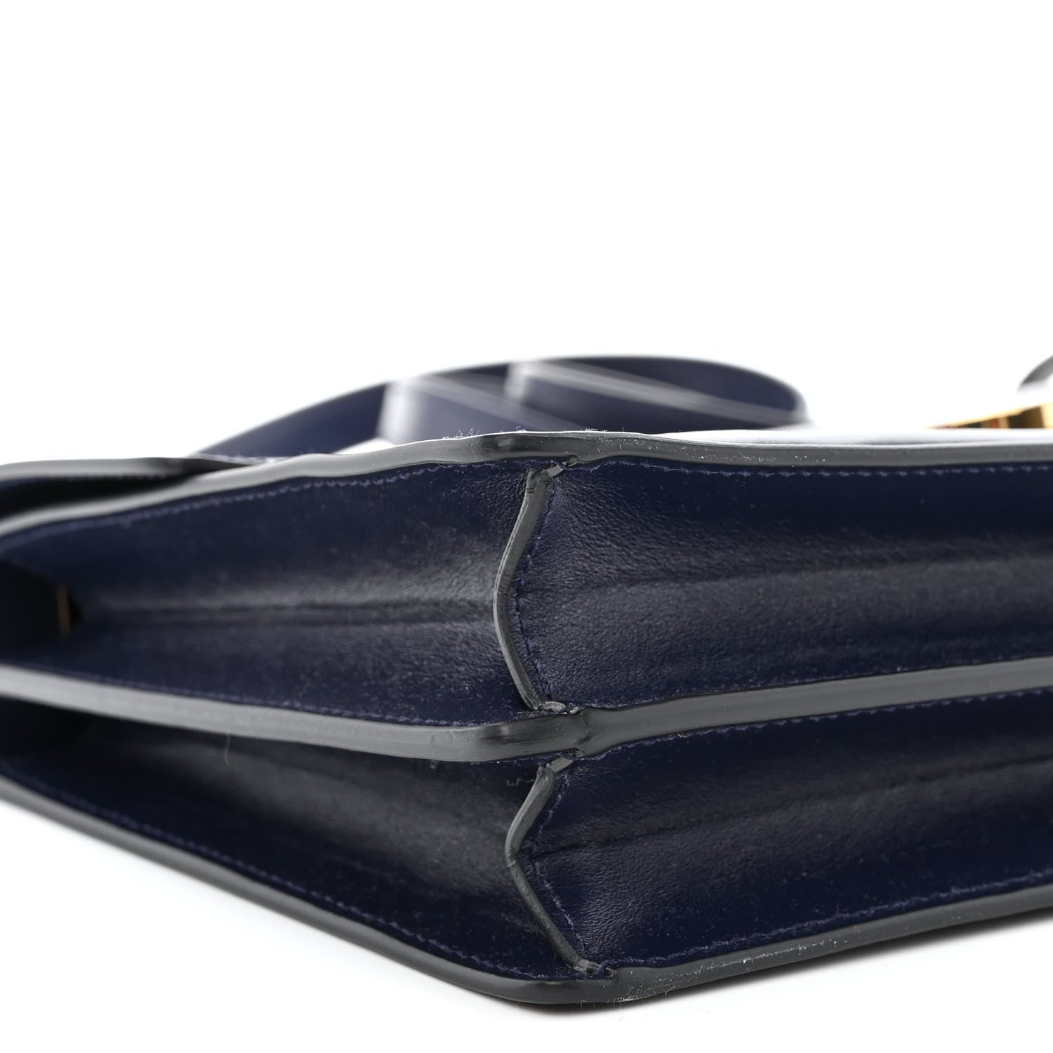 Salvatore Ferragamo Calfskin Aileen Navy 8 of 10