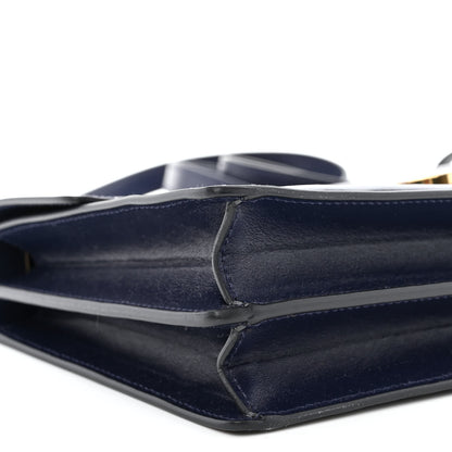 Salvatore Ferragamo Calfskin Aileen Navy 8 of 10