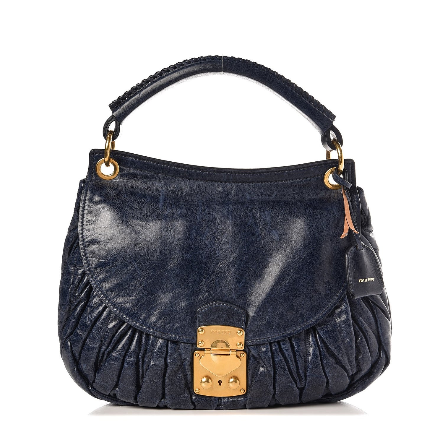 Matelasse Lux Nappa Hobo Inchiostro