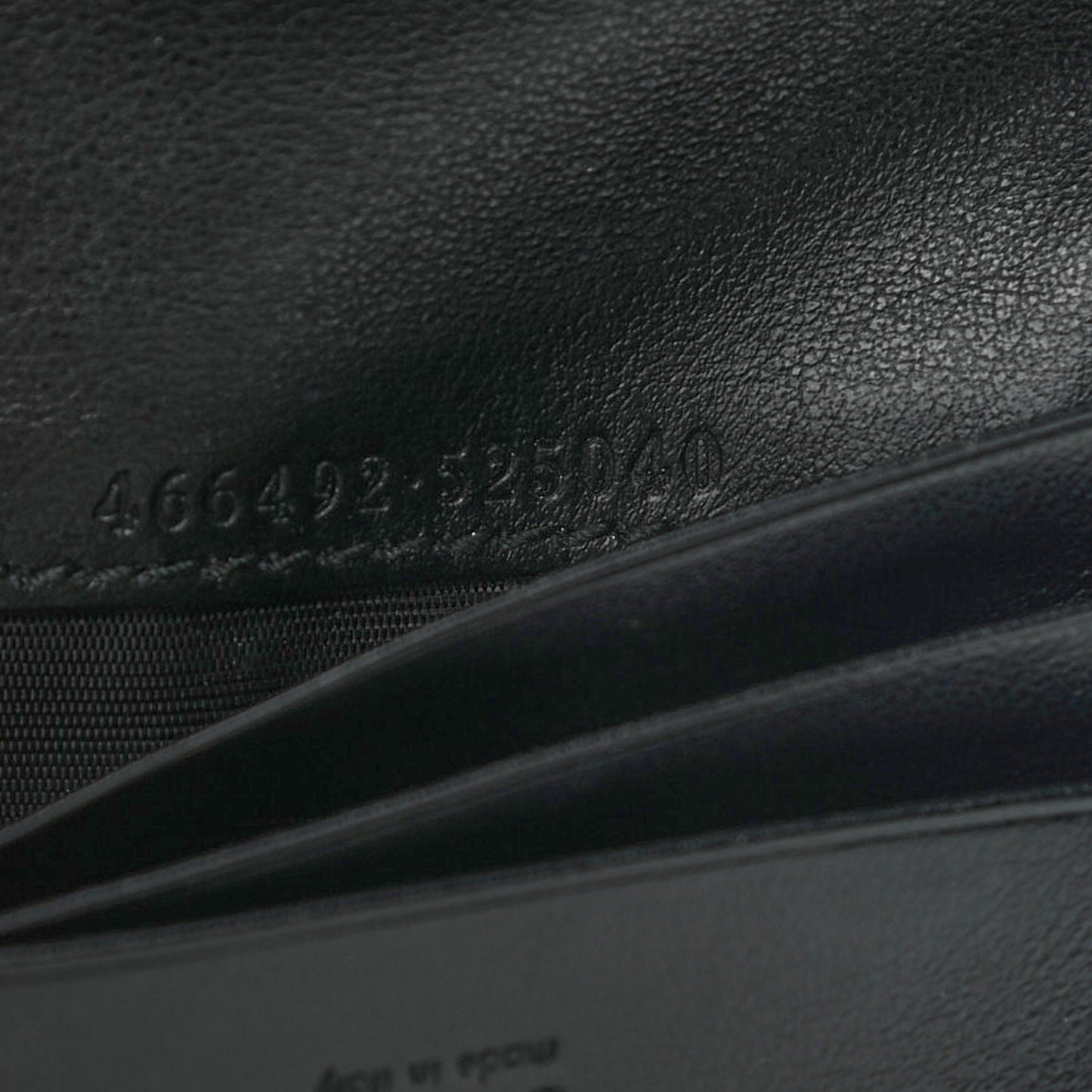 Calfskin Matelasse GG Marmont Card Case Wallet Black