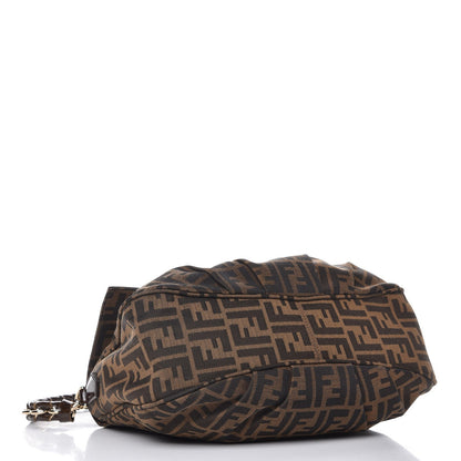 Fendi Zucca Patent Mia Shoulder Flap Tobacco 4 of 7