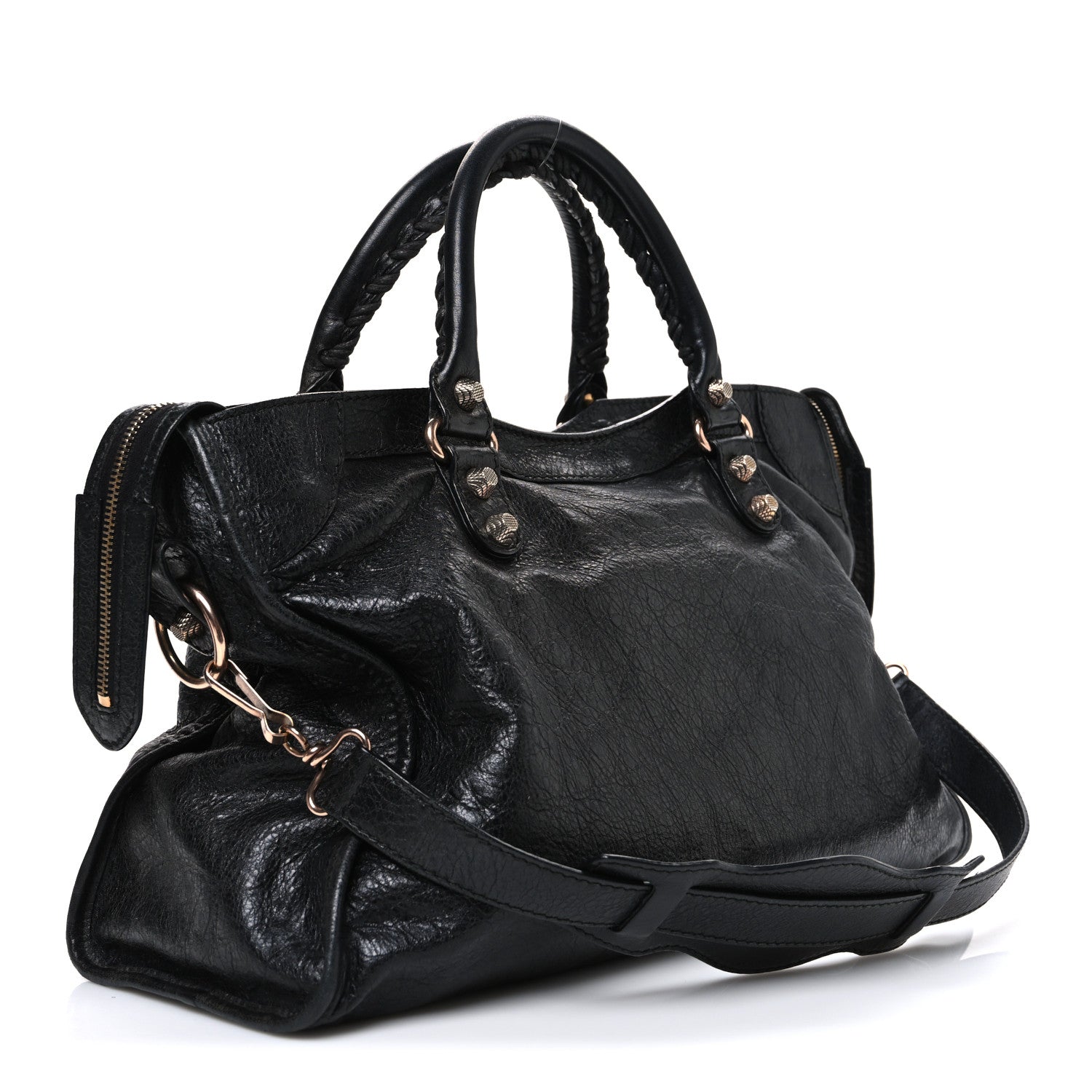 Balenciaga Agneau Giant 12 Rose Gold Hardware City Black 4 of 11