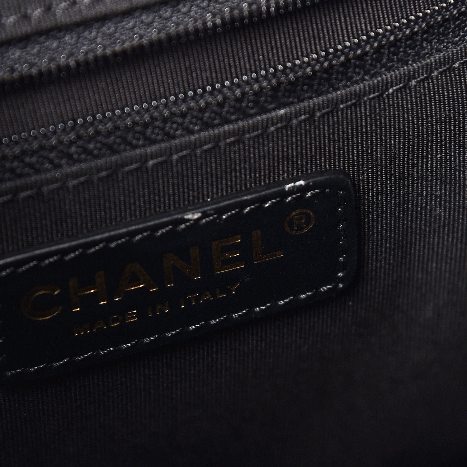 Chanel Lambskin Quilted Drawstring Backpack Black 9 of 11
