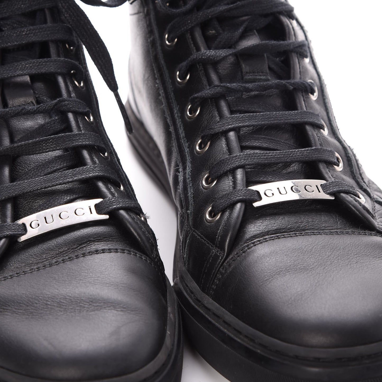 Mens Calfskin Miro Soft High Top Sneakers 8 Black