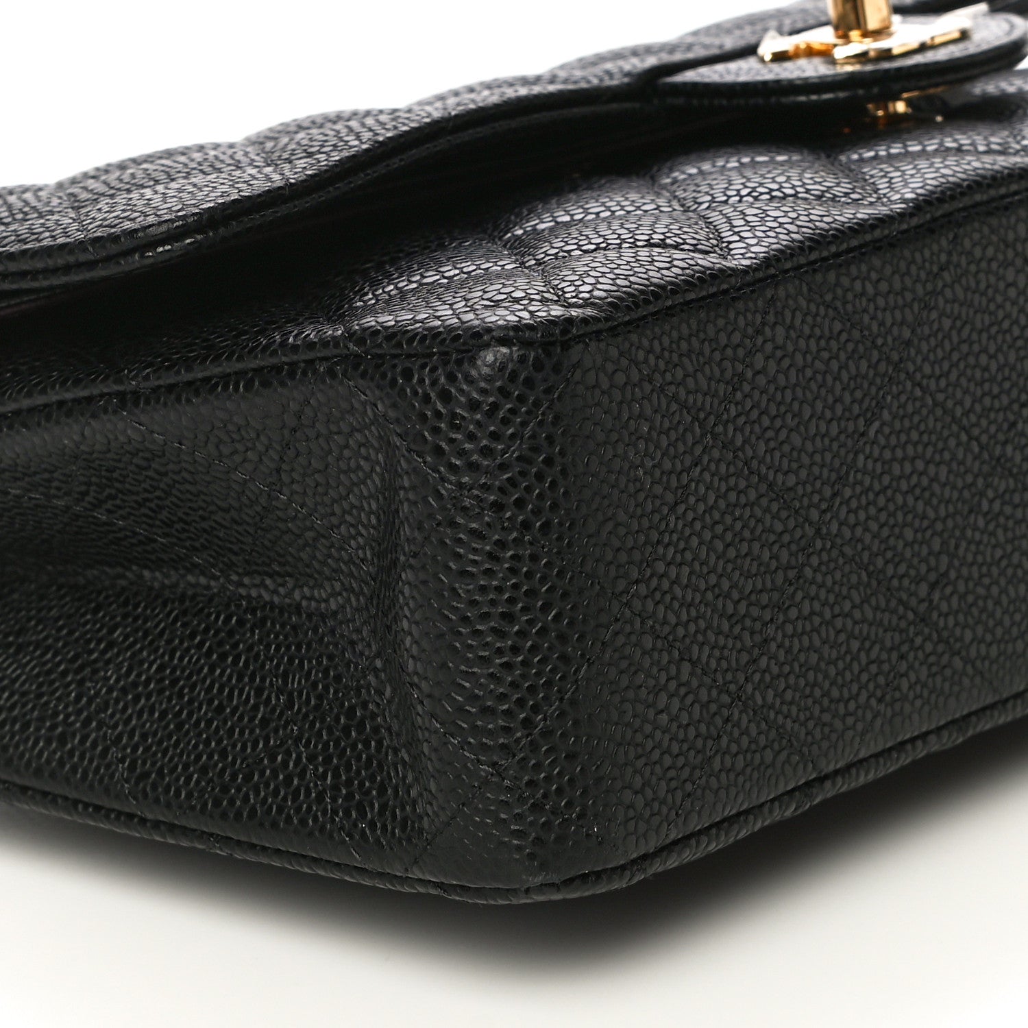Chanel Caviar Quilted Medium Double Flap Black 9 of 11
