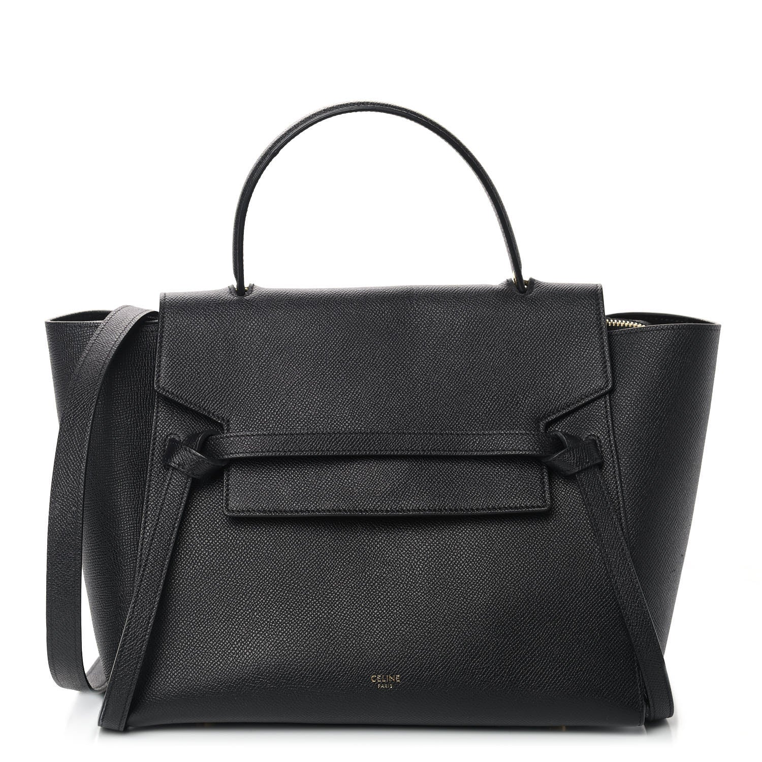 Celine Grained Calfskin Mini Belt Bag Black 1 of 14