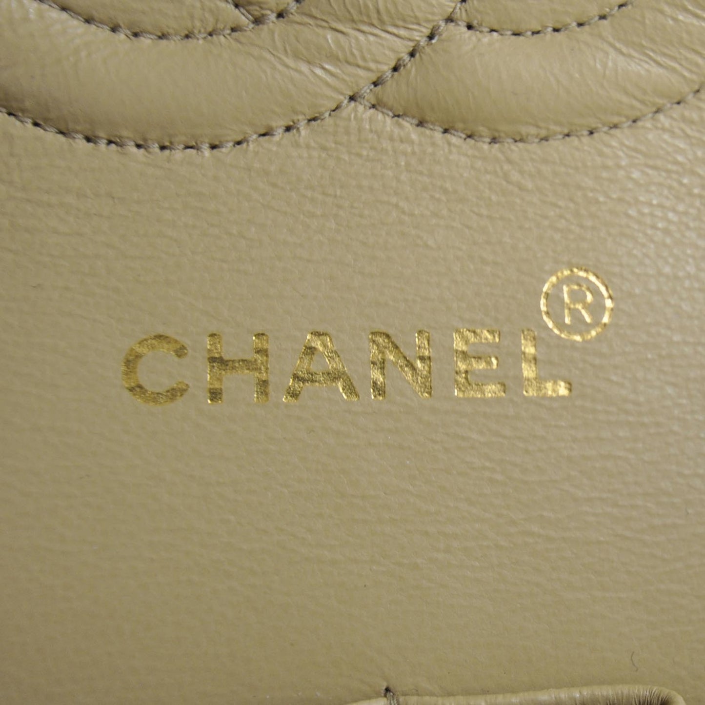 Lambskin Medium Double Flap Beige