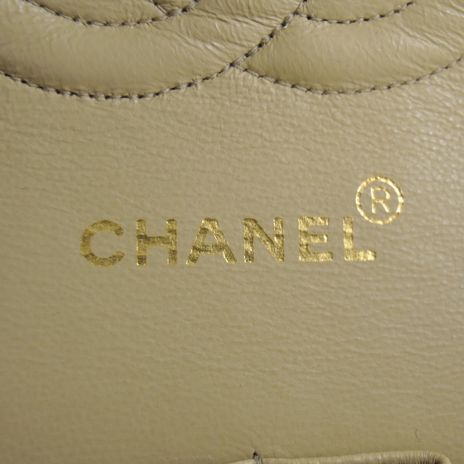 Chanel Lambskin Medium Double Flap Beige 11 of 12