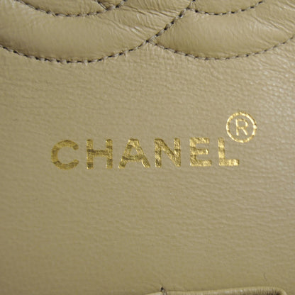 Chanel Lambskin Medium Double Flap Beige 11 of 12