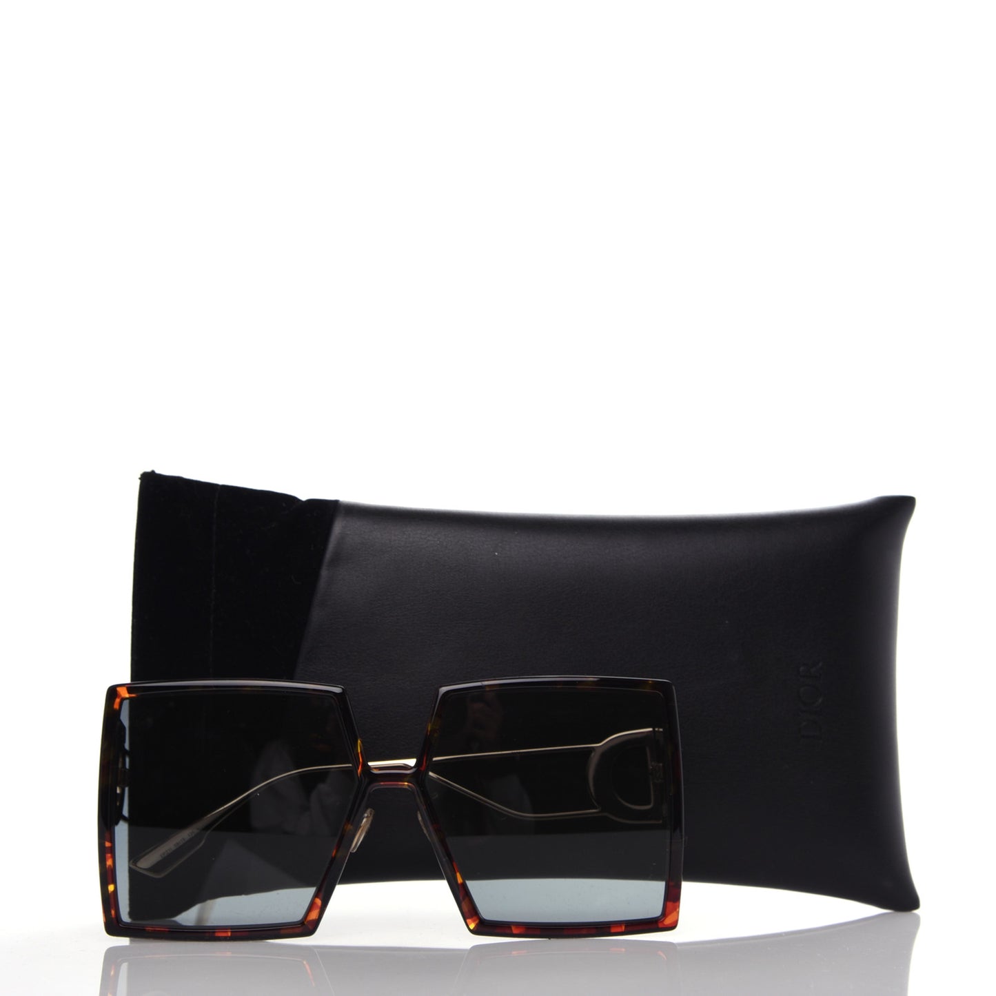 Square 30 Montaigne Sunglasses Tortoise