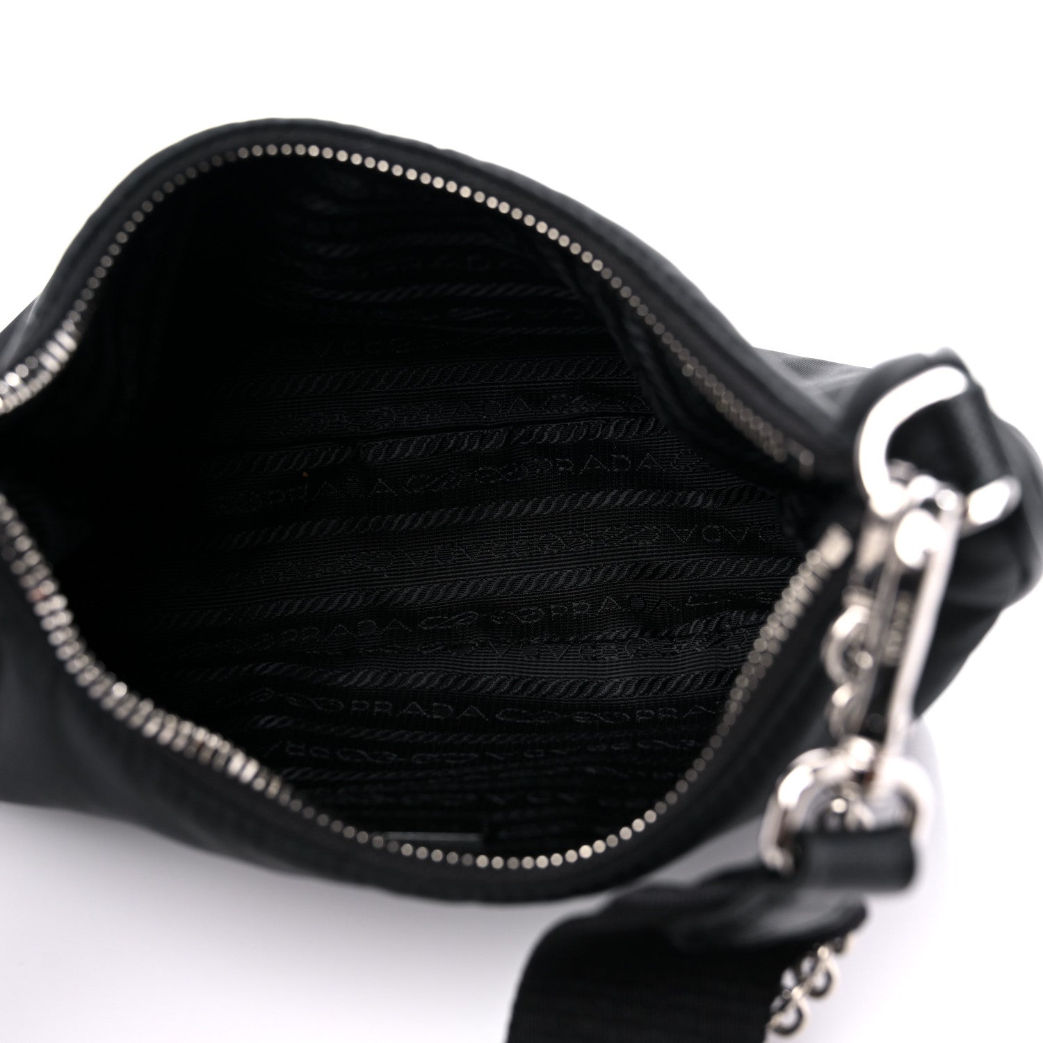 Prada Nylon Re-Edition 2005 Shoulder Bag Black 5 of 10
