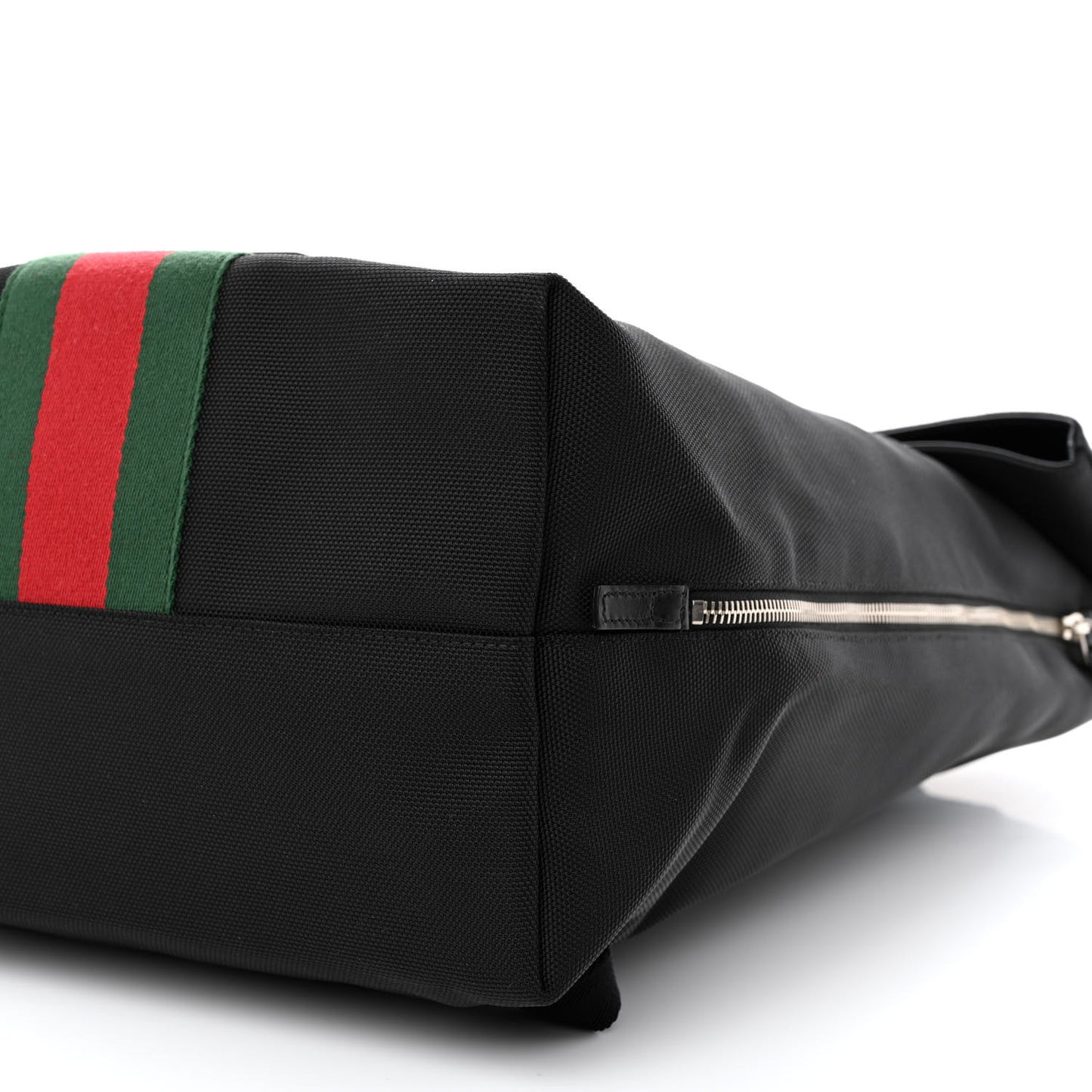 Techno Canvas Web Single Buckle Backpack Black