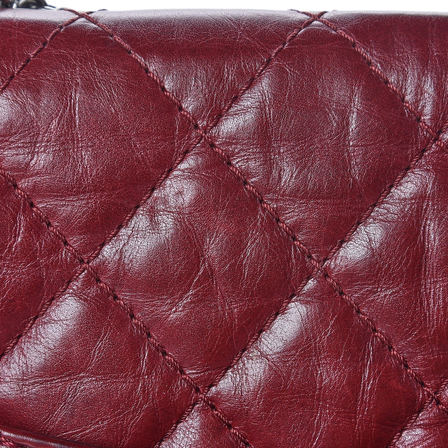 Chanel Aged Calfskin Quilted 2.55 Reissue 226 Flap Red 10 of 10