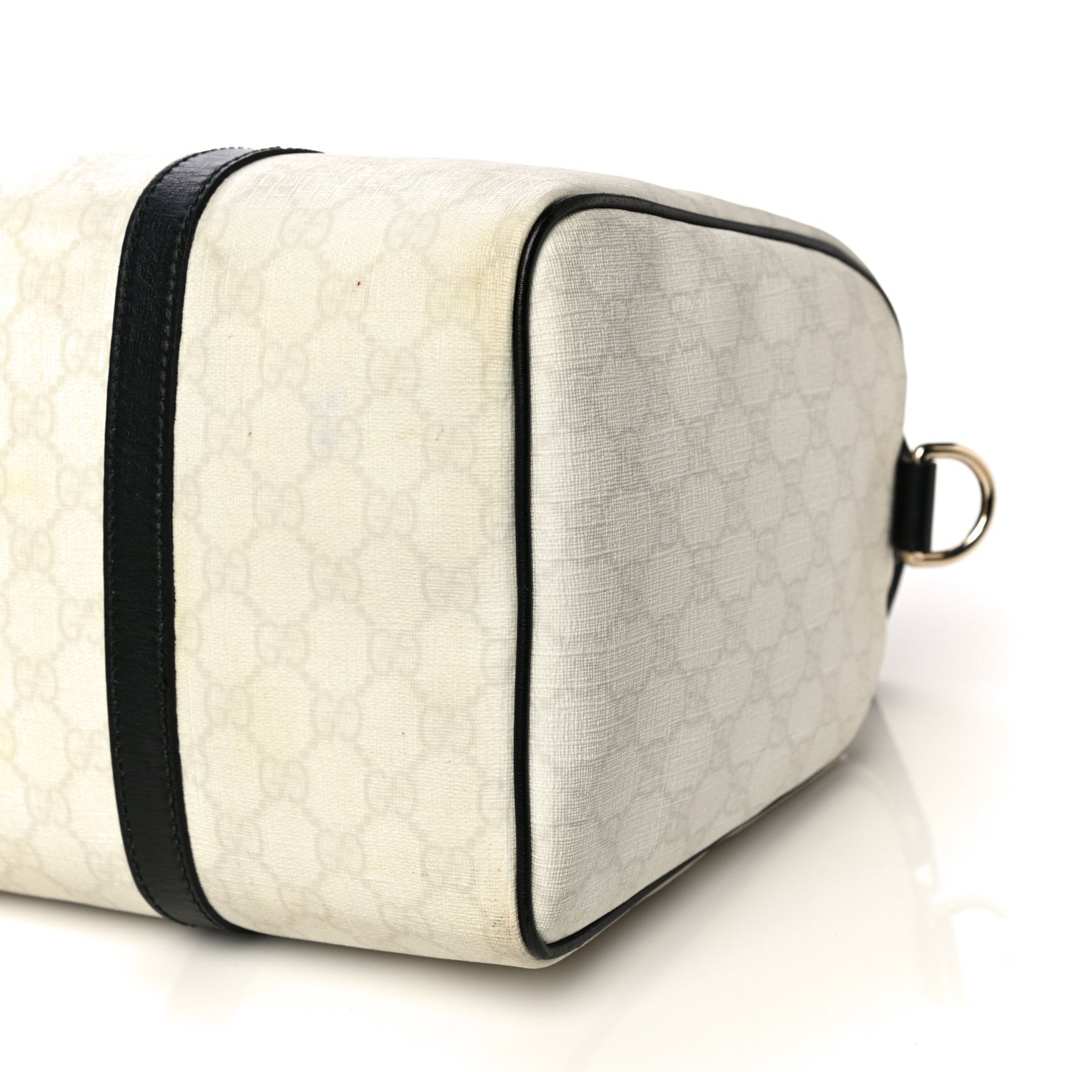 Gucci GG Plus Monogram Medium Joy Boston White Black 14 of 22