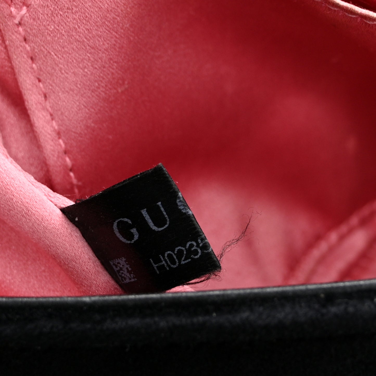 Velvet Matelasse Mini GG Marmont Shoulder Bag Black