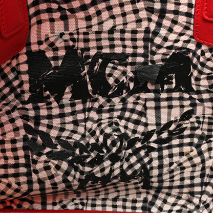 MCM Visetos Medium Liz Reversible Shopper Tote Ruby Red 11 of 31