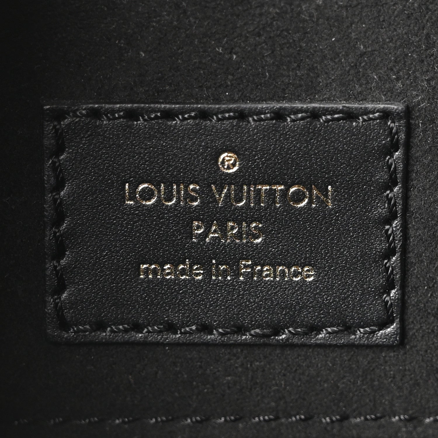 Louis Vuitton Calfskin Monogram Fold Tote PM Cream Khaki Black 6 of 9