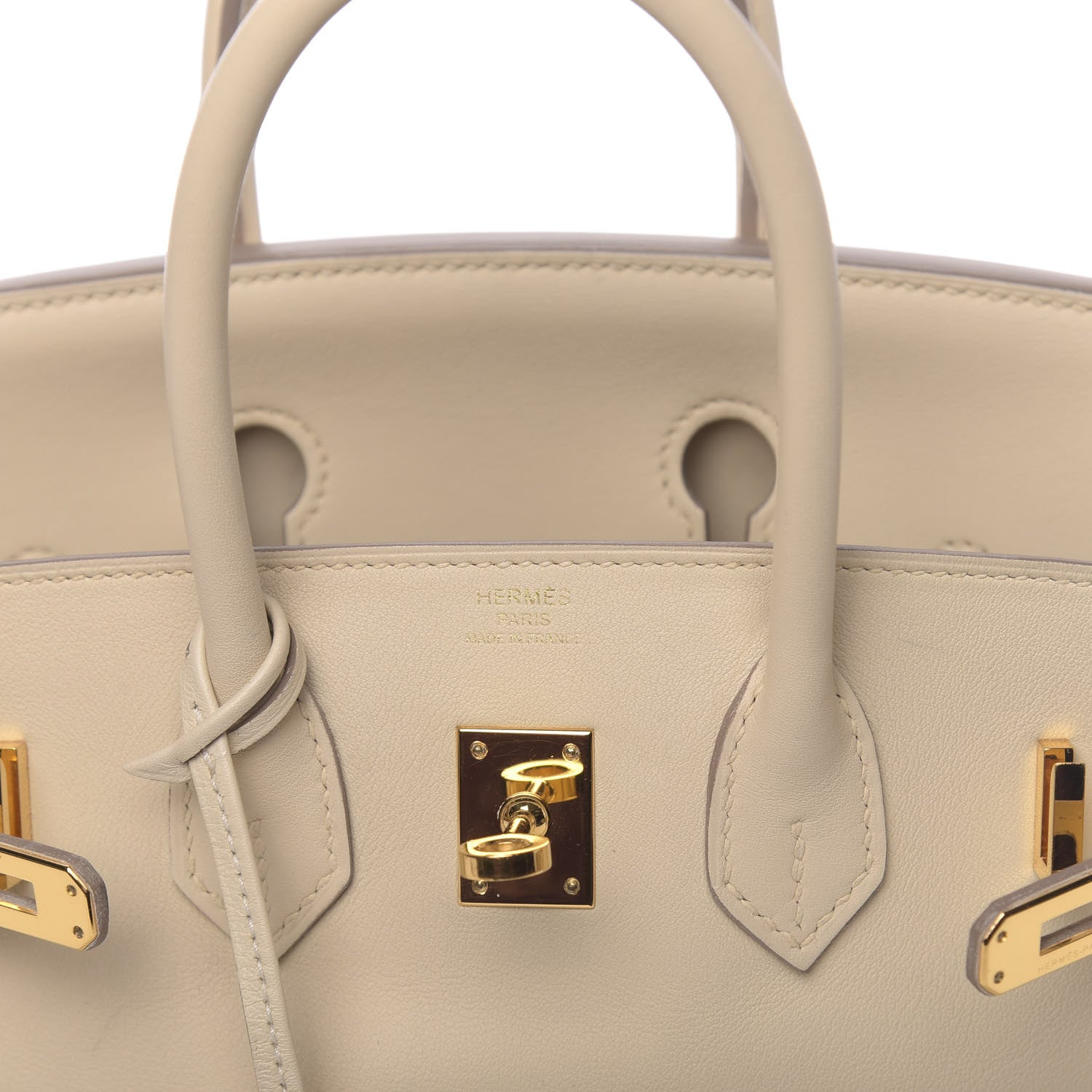 Hermes Swift Birkin 25 Craie 6 of 11