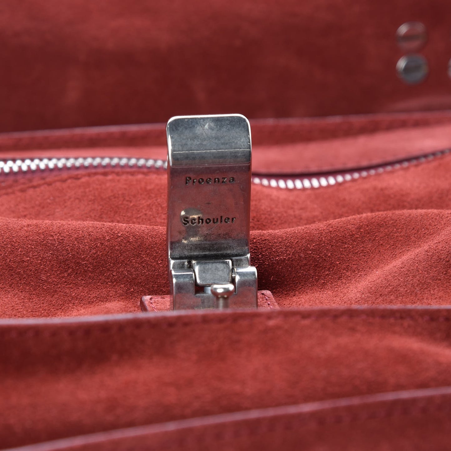 Suede Medium PS1 Satchel Midnight Plum