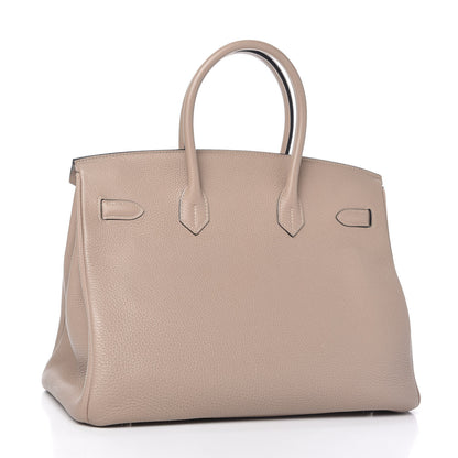 Hermes Togo Birkin 35 Gris Tourterelle 3 of 10