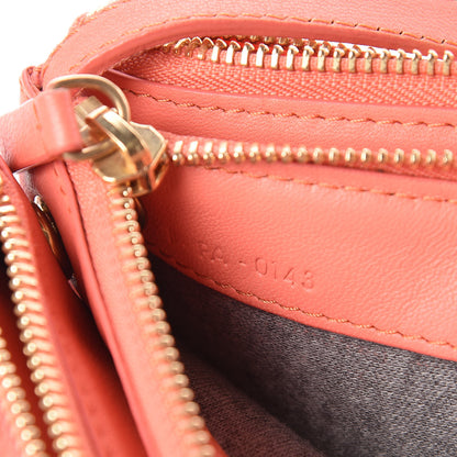 Celine Lambskin Small Trio Crossbody Bag Lipstick 9 of 16