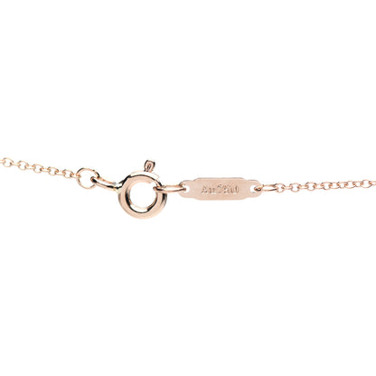 Tiffany 18K Rose Gold Diamond Atlas Pierced Pendant Necklace 5 of 6