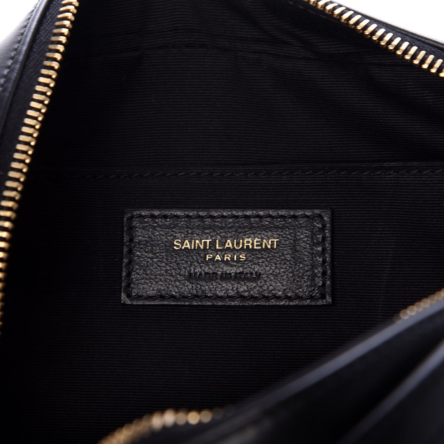 Calfskin Matelasse Monogram Lou Camera Bag Black