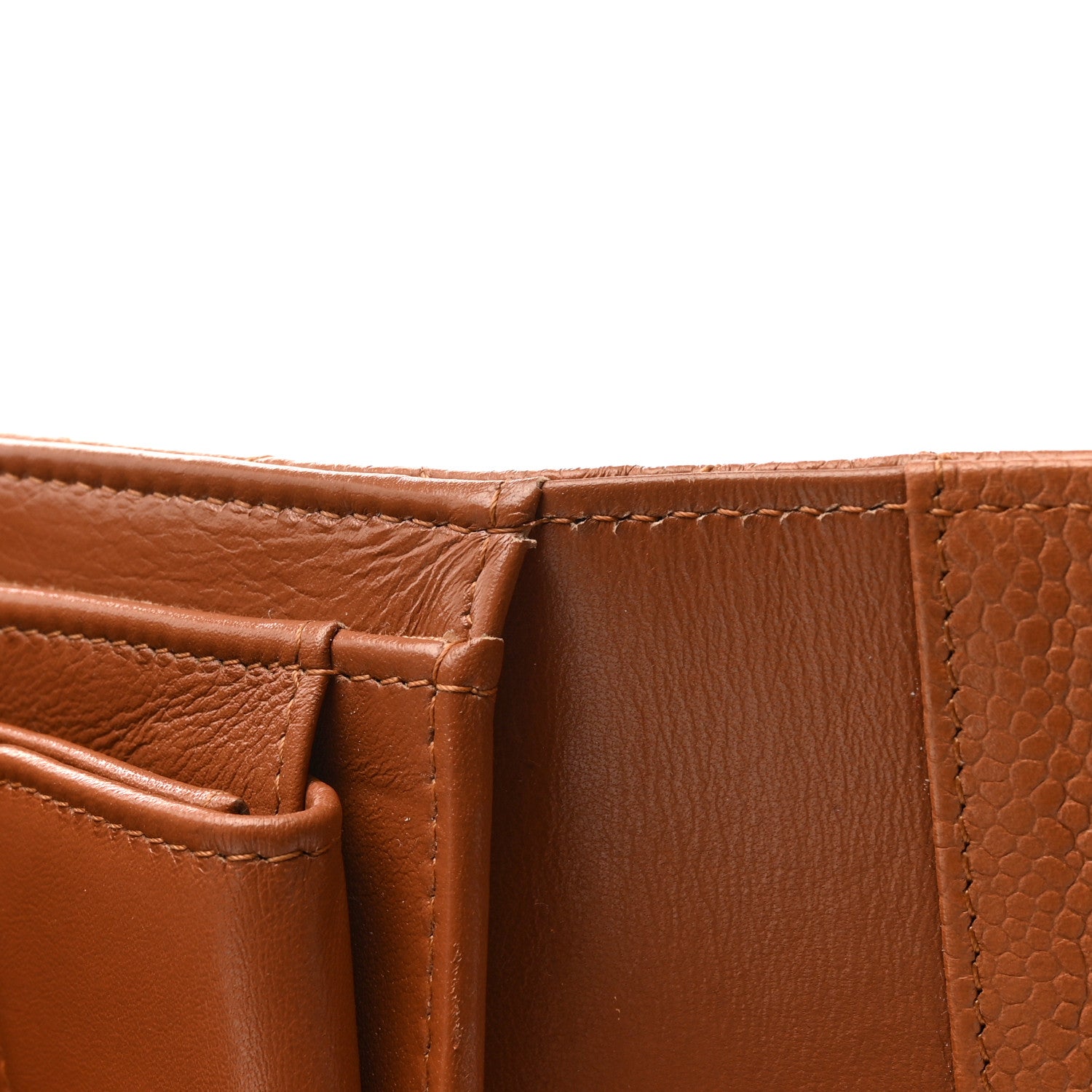 Chanel Caviar Quilted Large Flap Wallet Light Brown 9 of 10